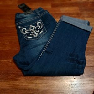 NWT ZCO Jeans capris size 14